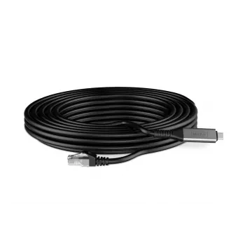DIGITUS USB-C 3.2 Gen1 - RJ45 kabel Ethernet - CAT6a S/FTP czarny - 5m