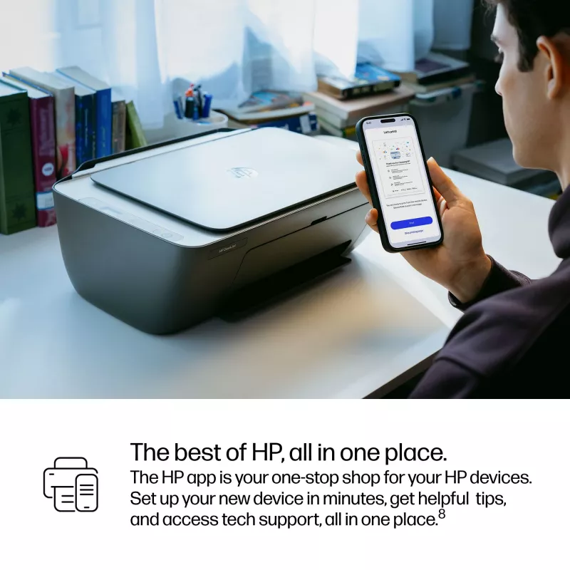 HP DeskJet 2910 Bezprzewodowa kolorowa drukarka wielofunkcyjna, termiczny atrament, 4800x1200 DPI