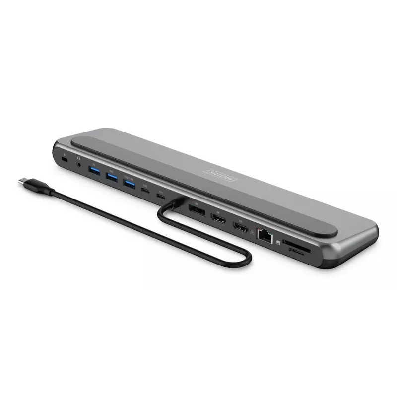 Stacja dokująca Digitus USB-C 8K 12-portowa USB 3.2 Gen 2 100W