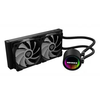 System chłodzenia komputera GENESIS NLG-2319 Procesor Chłodzenie cieczą typu all-in-one Czarny