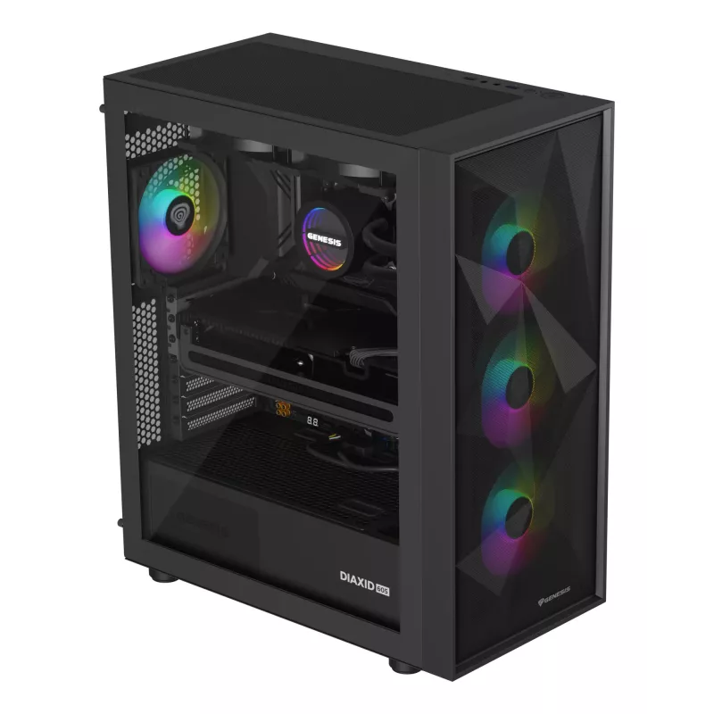 System chłodzenia komputera GENESIS NLG-2319 Procesor Chłodzenie cieczą typu all-in-one Czarny
