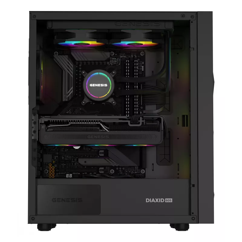 System chłodzenia komputera GENESIS NLG-2319 Procesor Chłodzenie cieczą typu all-in-one Czarny