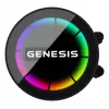 GENESIS NLG-2318 układ chłodzenia komputerowego Procesor Chłodzenie cieczą typu all-in-one Czarny
