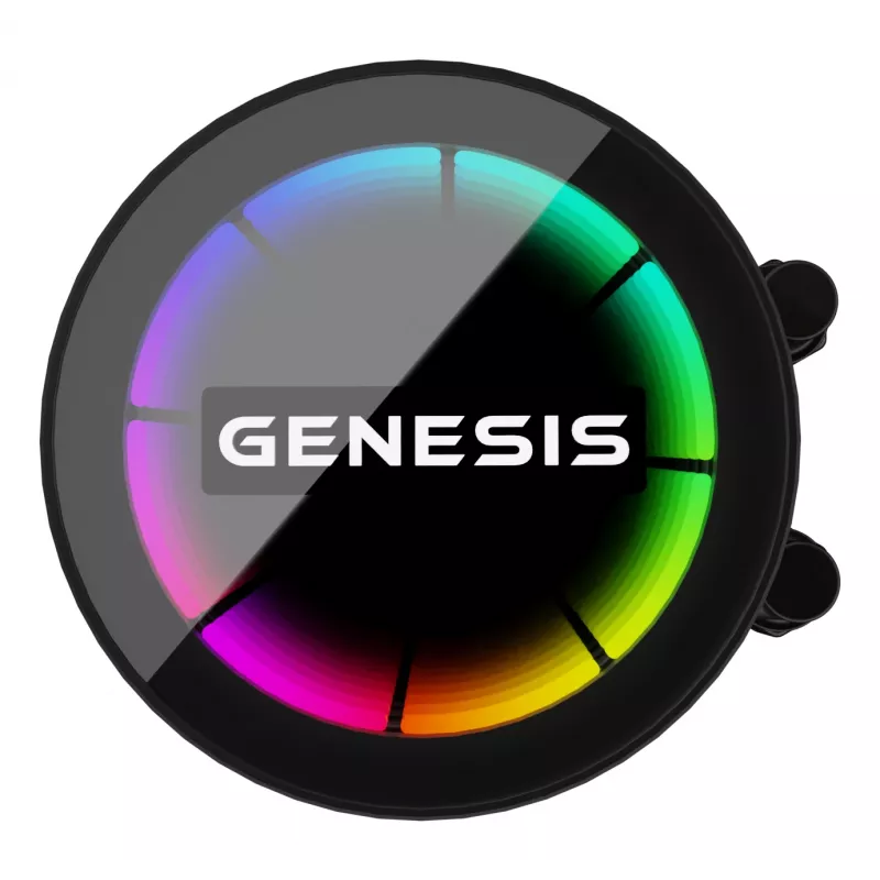 GENESIS NLG-2318 układ chłodzenia komputerowego Procesor Chłodzenie cieczą typu all-in-one Czarny