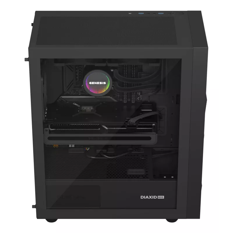 GENESIS NLG-2318 układ chłodzenia komputerowego Procesor Chłodzenie cieczą typu all-in-one Czarny