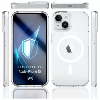 Etui ochronne 3MK Armor MagCase do Apple iPhone 15 — wytrzymała konstrukcja, kompatybilność magnetyczna