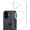 Pokrowiec na telefon komórkowy 3MK Armor MagCase do iPhone 16, 6,1 cala (15,5 cm), przezroczysty, PC+TPU