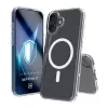 Pokrowiec na telefon komórkowy 3MK Armor MagCase do iPhone 16, 6,1 cala (15,5 cm), przezroczysty, PC+TPU
