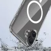 Pokrowiec na telefon komórkowy 3MK Armor MagCase do iPhone 16, 6,1 cala (15,5 cm), przezroczysty, PC+TPU