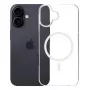 Pokrowiec na telefon komórkowy 3MK Armor MagCase do iPhone 16, 6,1 cala (15,5 cm), przezroczysty, PC+TPU
