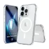 Etui na telefon 3MK Armor MagCase do iPhone'a 16 Pro, przezroczyste, na wyświetlacz 16 cm (6,3 cala), PC+TPU