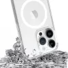 Etui na telefon 3MK Armor MagCase do iPhone'a 16 Pro, przezroczyste, na wyświetlacz 16 cm (6,3 cala), PC+TPU
