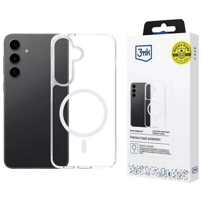 Etui ochronne 3MK Armor MagCase do Samsung Galaxy S24/S25 — smukła, wytrzymała konstrukcja