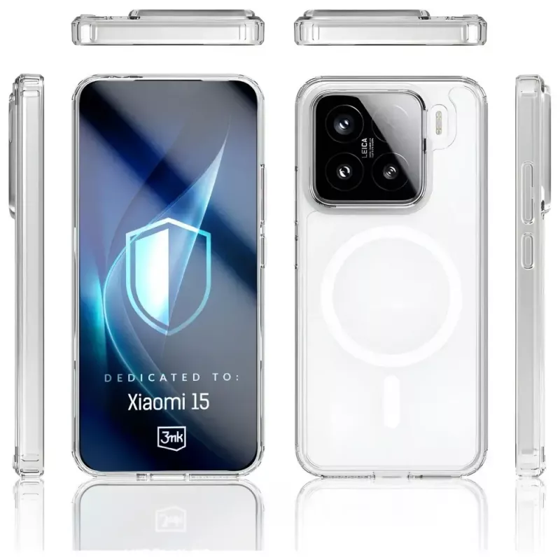 Etui do telefonu 3MK Armor MagCase dla Xiaomi 15 — wytrzymałe, lekkie etui ochronne