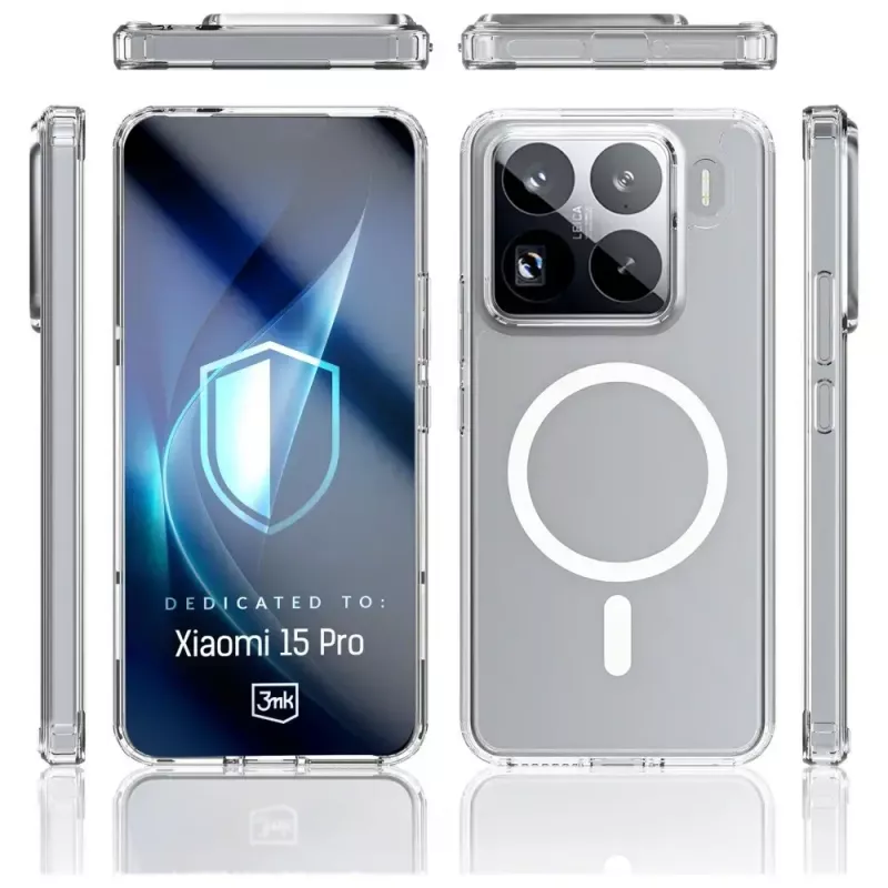 Ochronne etui MagCase Armor od 3MK do Xiaomi 15 Pro — smukłe, wytrzymałe etui na telefon
