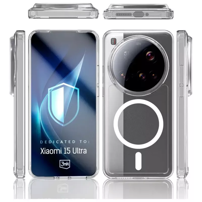 Ochronne etui do telefonu 3MK Armor MagCase dla Xiaomi 15 Ultra — wytrzymała, lekka osłona kompatybilna z magnesami