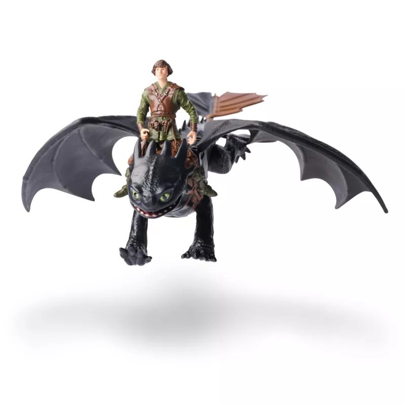DreamWorks Dragons, Jak wytresować smoka, Szczerbatek i Czkawka, figurki akcji wiking duet, zabawki dla chłopców od 4 lat