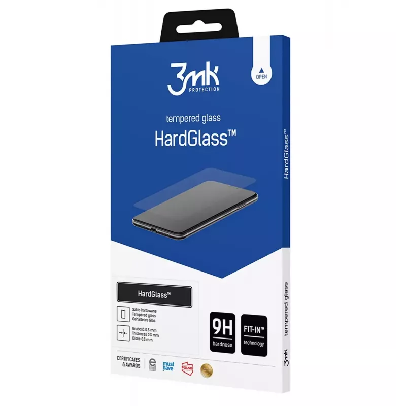 3MK HardGlass Clear folia ochronna na ekran Apple iPhone 16 odporna na uderzenia i zarysowania