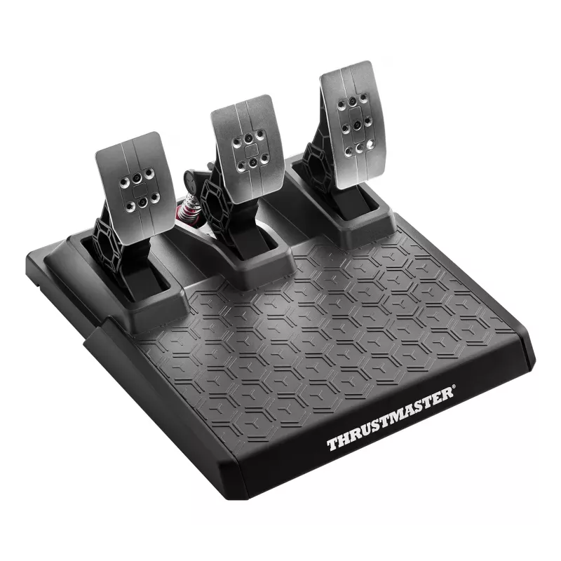 Kierownica i pedały Thrustmaster T248R Czarny — USB, napęd hybrydowy, force feedback, ekran LCD, skórzana kierownica