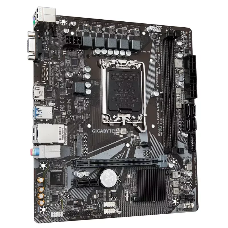 Płyta główna GIGABYTE H610M H V2, Intel H610, LGA 1700, Micro ATX