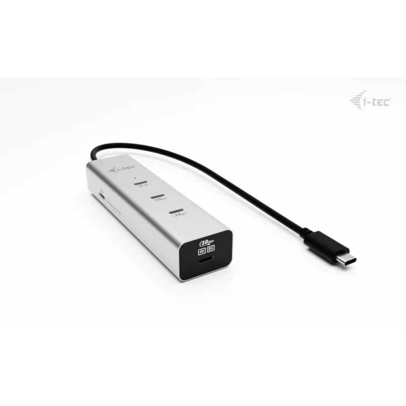 i-tec Metal USB-C Charging HUB 5port z wideo USB-C 8K + Power Delivery 85W