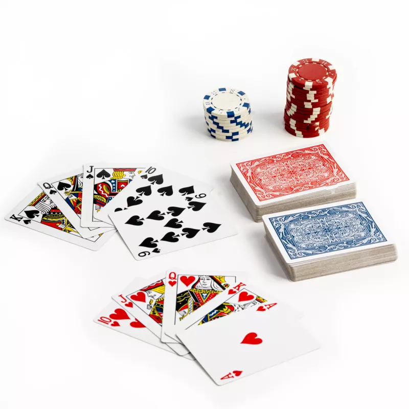 Zestaw pokerowy Cartamundi Maverick — plastikowe żetony 11,5 g, walizka 385×240×65 mm