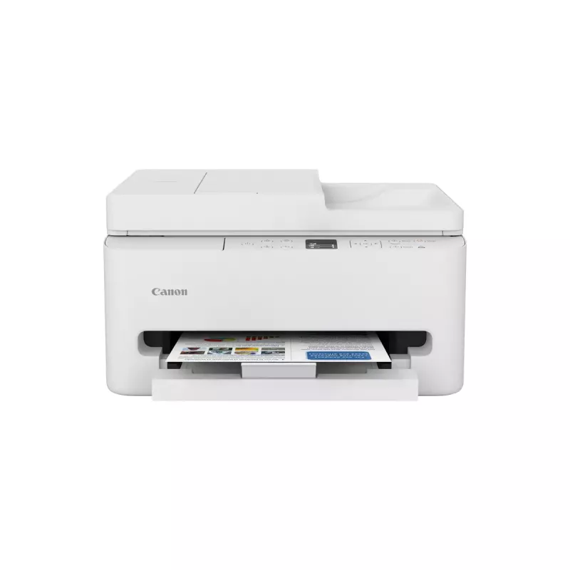 Wielofunkcyjna drukarka atramentowa Canon PIXMA TS7550i — A4, 1200×1200 DPI, Wi‑Fi, skanowanie/kopiowanie w kolorze, drukowanie dwustronne (Biała)