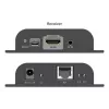 DIGITUS HDMI IP Extender Set - 4K/60Hz 120/200 m, One-to-Many, CAT, Czarny