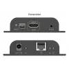 DIGITUS HDMI IP Extender Set - 4K/60Hz 120/200 m, One-to-Many, CAT, Czarny