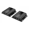 DIGITUS HDMI IP Extender Set - 4K/60Hz 120/200 m, One-to-Many, CAT, Czarny