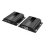 Zestaw przedłużacza HDMI IP DIGITUS - 4K/60Hz 120/200 m, PoE, One-to-Many, CAT, czarny
