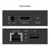 Zestaw przedłużacza KVM DIGITUS HDMI - 4K/30Hz 40/70m PoC CAT czarny