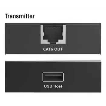 DIGITUS Przedłużacz USB - USB 2.0 4x porty USB-A 150m Do użytku z kablem CAT6 (lub wyższym)