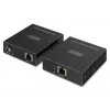 Przedłużacz USB 3.2 Gen1 CAT DIGITUS DA-73121 — 5 Gb/s, 4 porty (3× USB-A, 1× USB-C), 100 m, zasilany prądem stałym