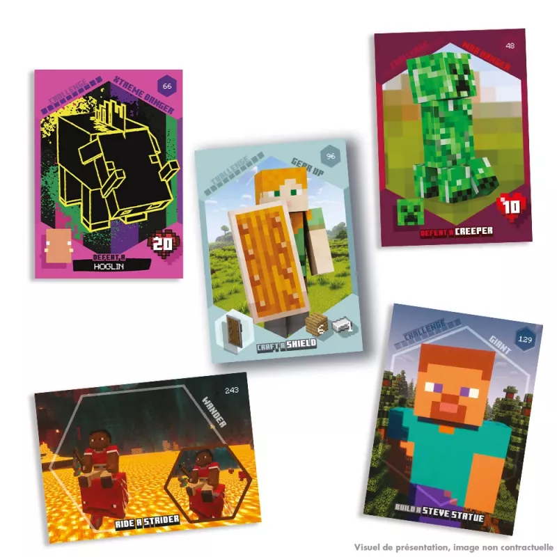 Panini Minecraft karty kolekcjonerskie saszetki display, 18 szt.