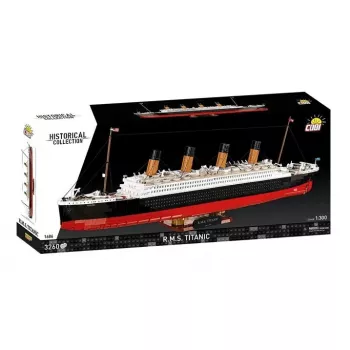Zestaw konstrukcyjny Cobi R.M.S. Titanic, model, 3260 plastikowych klocków (COBI-1686)