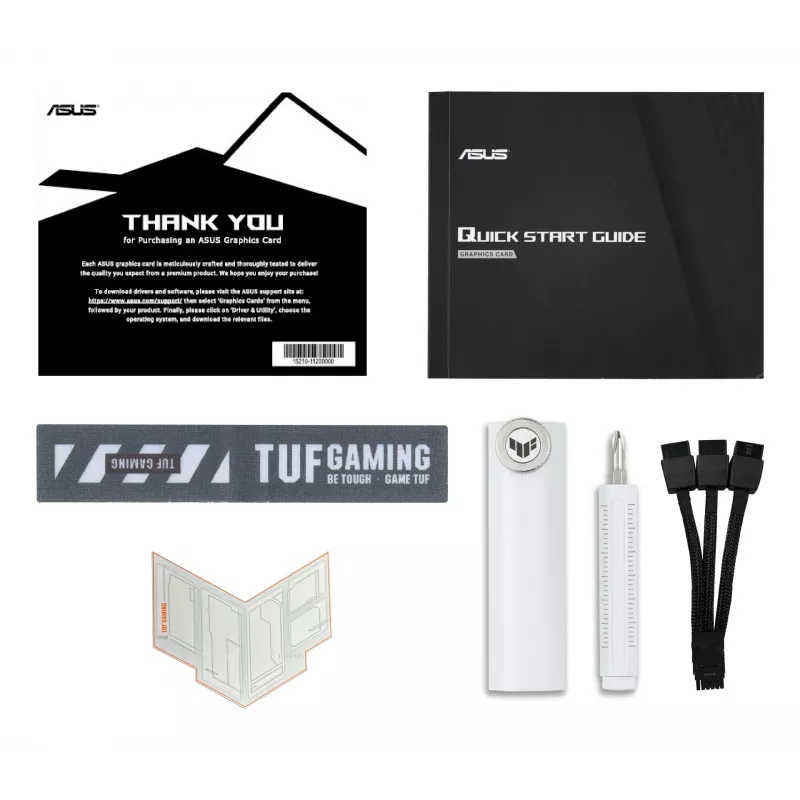 Karta graficzna ASUS TUF NVIDIA GeForce RTX 5070 Ti 16 GB GDDR7 256-bit PCIe 5.0 3-wentylatorowa biała