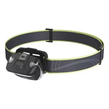 Lampa czołowa Hama HL110, czarna, niebieska, żółta na pałąk COB LED