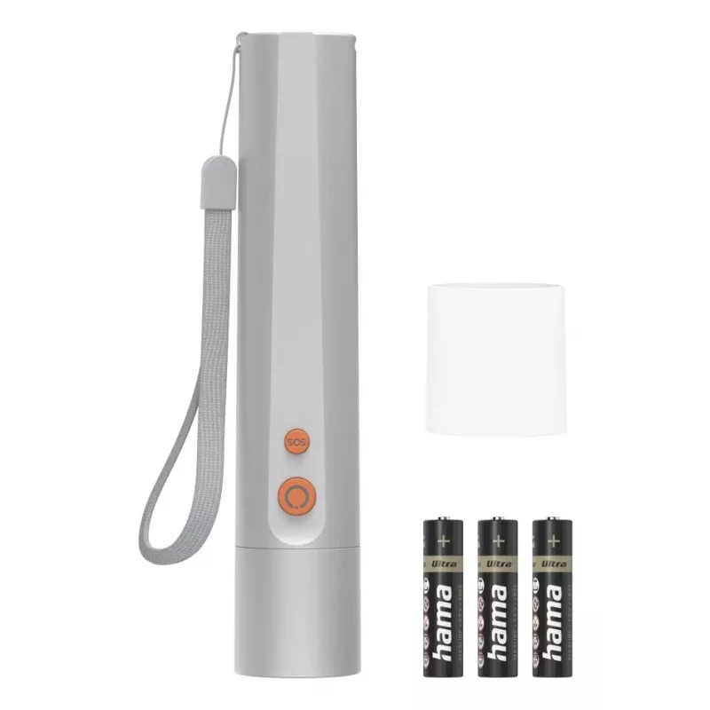 Latarka ręczna Hama FL250 LED 3W Aluminium srebrny