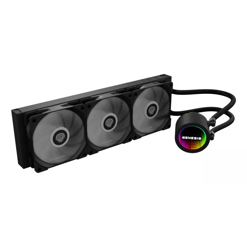 GENESIS NLG-2321 Układ chłodzenia komputera Procesor Chłodzenie cieczą typu All-in-one Czarny