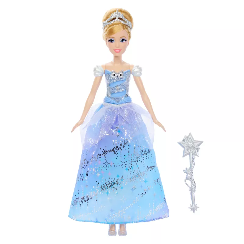Disney Princess Enchanted Ballgown Kopciuszek Lalka Modowa ze Światłami i Dźwiękami, Inspirowana Filmem