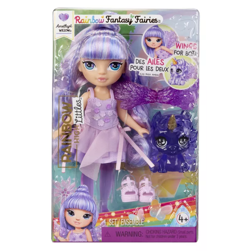Rainbow High Littles lalka Rainbow Fantasy Fairies- Amethyst (fioletowy)