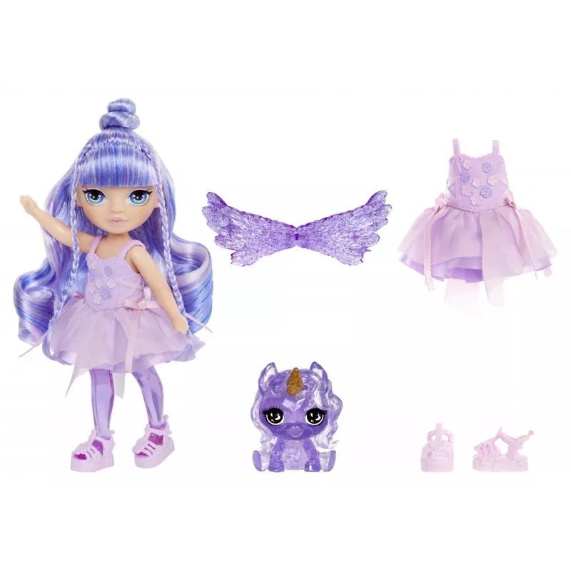 Rainbow High Littles lalka Rainbow Fantasy Fairies- Amethyst (fioletowy)