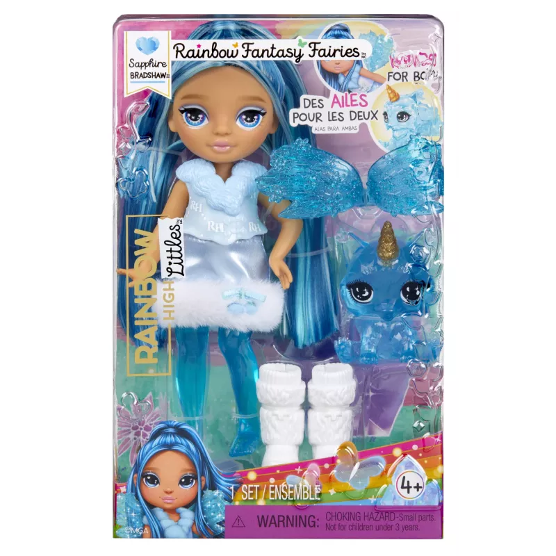 Lalka Rainbow High Littles Rainbow Fantasy Fairies - Sapphire (niebieska)
