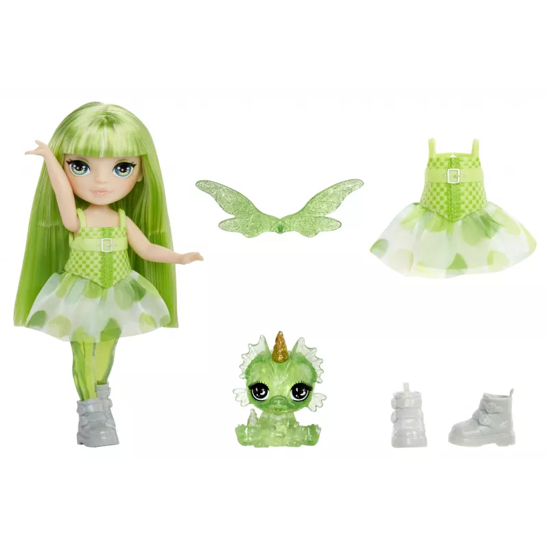Rainbow High Littles Rainbow Fantasy Fairies Lalka- Emerald (Zielony)