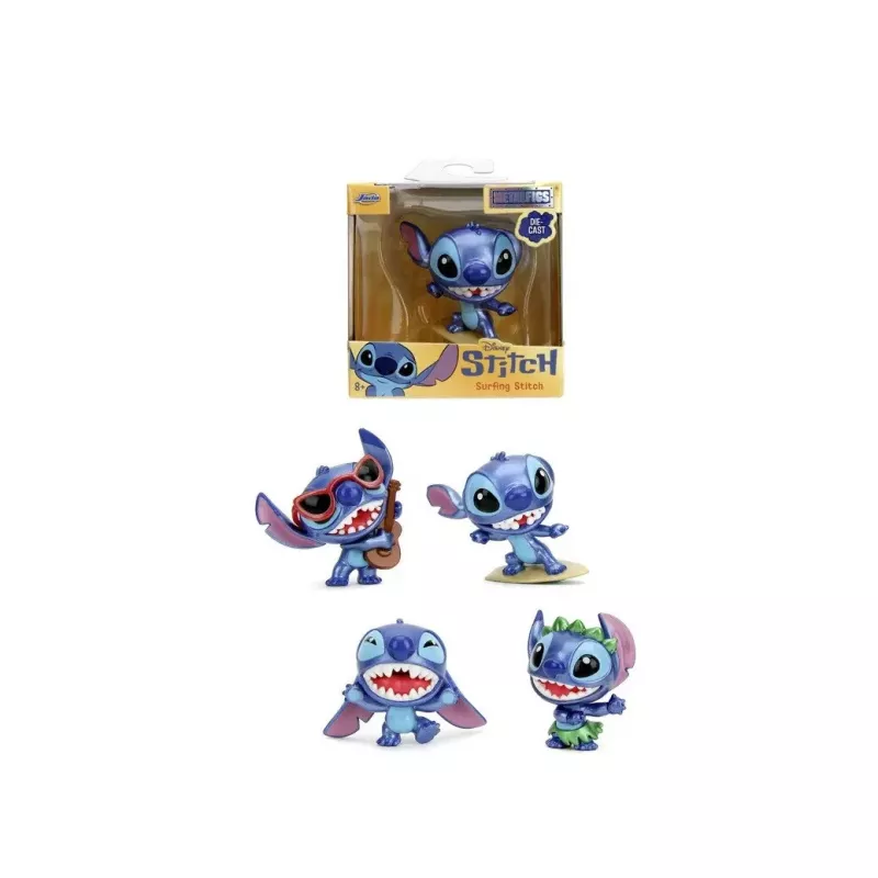 Metalowa figurka Jada Toys Stitch 6,5 cm — kolekcjonerska postać, dostępne 4 warianty
