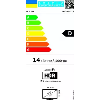 Philips Evnia 3000 24M2N3200NF/00 monitor komputerowy 60,5 cm (23,8 cala) 1920 x 1080 pikseli Full HD LCD Czarny