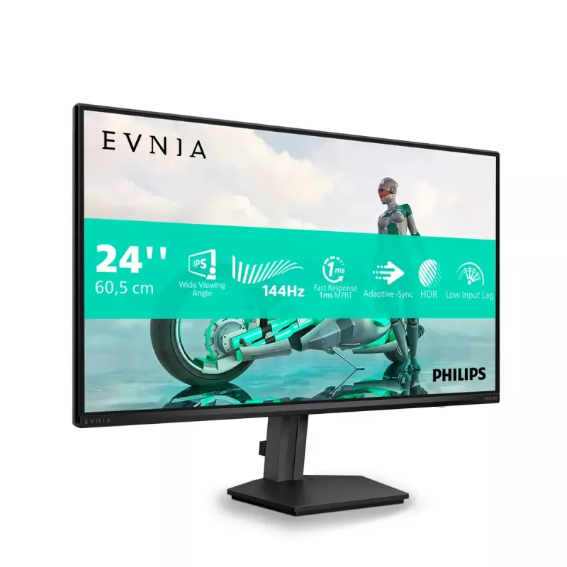 Philips Evnia 3000 24M2N3200NF/00 monitor komputerowy 60,5 cm (23,8 cala) 1920 x 1080 pikseli Full HD LCD Czarny