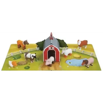 MALIK Magnetyczne zwierzątka mini zestaw 62333 — Farma, magnetyczne figurki dla maluchów