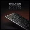 Axagon HMC-KB-CRL, hub USB 5 Gb/s z klawiaturą, HDMI 4K/60 Hz, 3x USB-A, SD/mSD, audio, PD100, układ cyrylica